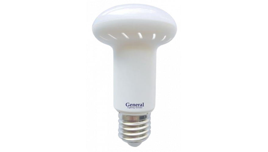 Светодиодная лампа 8 Вт GO-R63 General GO-R63-8-230-E27-2700 Теплый свет